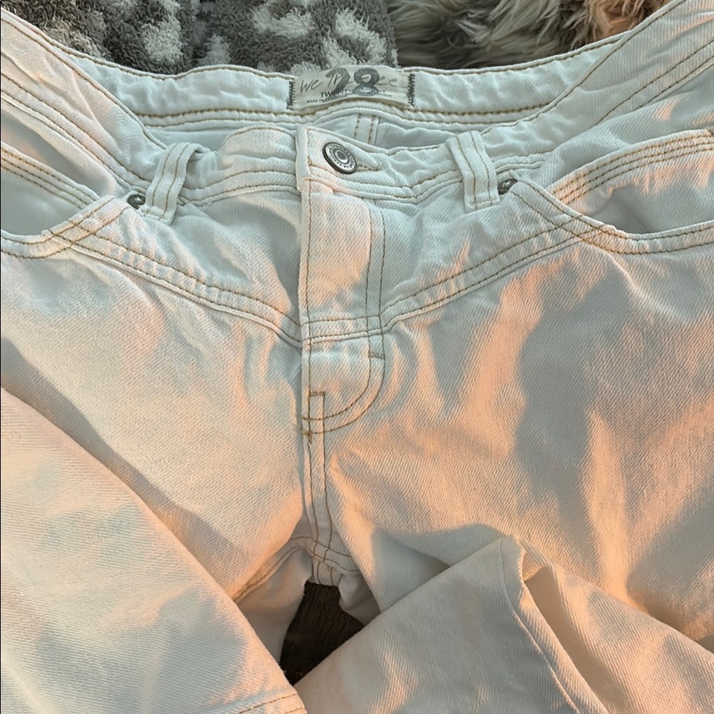 Free People We the Free Women's White Jeans size 28